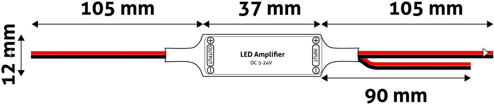 Zesilovač mini POWER jednokanálový 8A